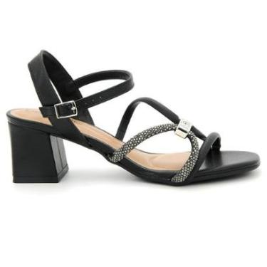 Imagem de Sandalia Beira Rio 8536.102 Salto Grosso Baixo Feminino-Feminino