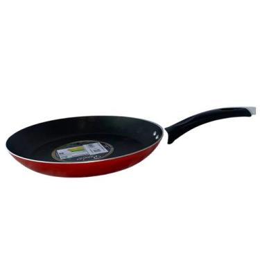 Imagem de Frigideira Antiaderente Teflon Vermelho 20cm + Brinde Cor:Amarelo - Pa