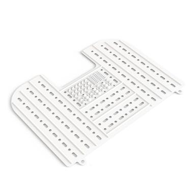 Imagem de Capa Dobrável de Bacia Pia Silicone Tapete Limpeza Pincéis Maquiagem e Organizador Balcão Banheiro