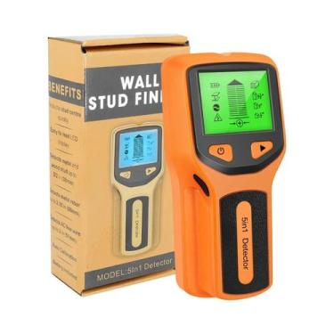 Imagem de Detector De Parede Profissional 5 Em 1 Com Luz De Fundo Para Detecção 