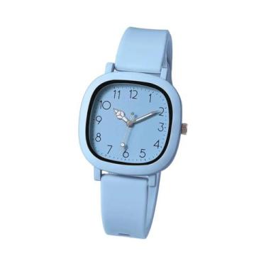 Imagem de Relógio Feminino Casual De Quartzo Com Pulseira De Silicone, Relógio D