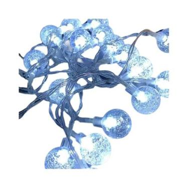 Imagem de Guirlanda De Luzes LED Em Forma De Bola De Cristal 1.5-10m Operada Por