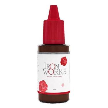 Imagem de Pigmento Castanho Escuro Iron Works 15ml Para Sobrancelhas