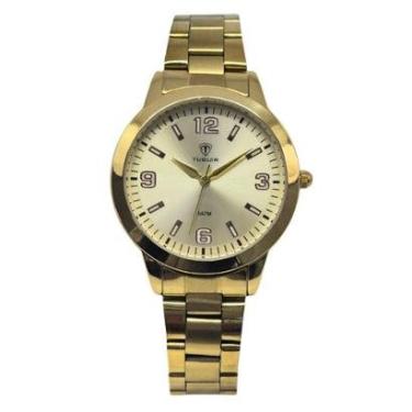 Imagem de Relógio Feminino Tuguir Analógico TG188 Dourado-Feminino