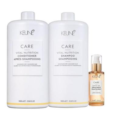 Imagem de Kit Keune Care Vital Nutrition Shampoo 1000ml e Condicionador 1000ml +