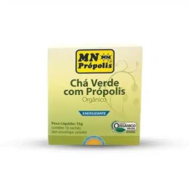Imagem de Chá Verde com Própolis Orgânico com 10 Sachês MN Food 15g