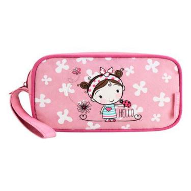 Imagem de Estojo Escolar Infantil Menina Cute Organizador Lapis Caneta - Jacki D