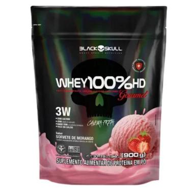 Imagem de Whey 100 Hd Concrentrado Isolado E Hidrolisado Black Skull Sabor Moran