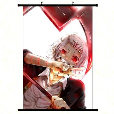 Imagem de Pintura de parede em tela Tokyo Ghoul Kaneki Ken Anime - yiweisai