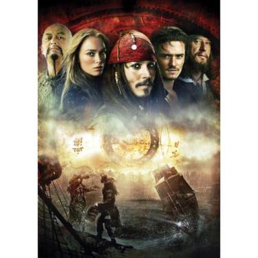 Imagem de Pôster de arte de parede com imagem Pirates of Caribbeans Anime 30x42c