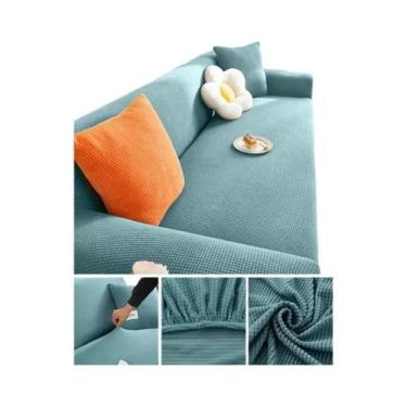 Imagem de Capa De Sofá Elástica Em Jacquard Para Sofás De 1, 2, 3 E 4 Lugares Em