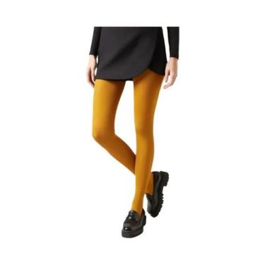 Imagem de Meia-calça Feminina Vintage Vermelha Y2K Elástica Slim Fit Para Primav