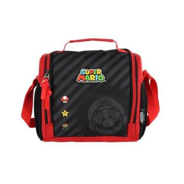 Imagem de Lancheira Térmica Juvenil Super Mario Bros Vermelho