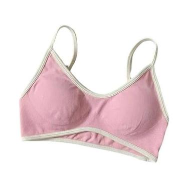 Imagem de Top Esportivo De Yoga E Fitness Sem Costura Com Bloqueio De Cores, Abs