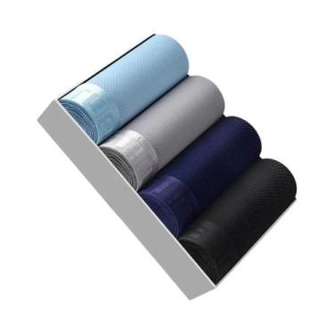 Imagem de Cuecas Boxer Masculinas De Bambu 6XL Com Bolsa U Convexa, Tamanho Gran