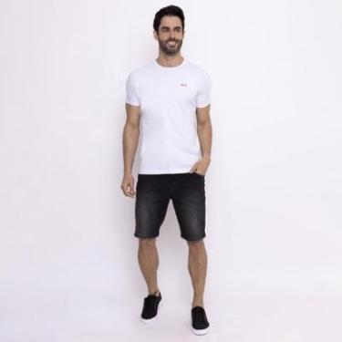 Imagem de Camiseta Industrie Básica Bordada Espanha Algodão Premium Masculina-Masculino