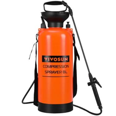 Imagem de VIVOSUN Pulverizador de bomba de 7 litros, frasco de spray de água pressurizado para gramado e jardim com alça de ombro ajustável, válvula de alívio de pressão, para pulverização de plantas, irrigação