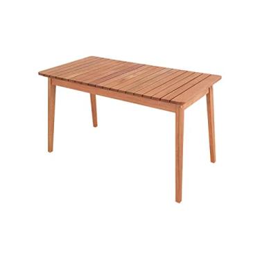 Imagem de Mesa de Jantar 6 Lugares de Madeira para Área Externa Garden Meu Móvel de Madeira - Castanheira