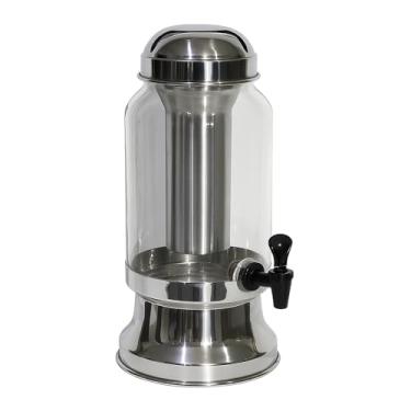 Imagem de Suqueira Barrica Vidro Multiuso 3,2 Lt com Porta Gelo + Copo Gastrobel: Polida