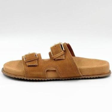 Imagem de Tamanco Bottero Slide Rasteira em Camurça com Fivela Feminino-Feminino