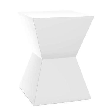 Imagem de Banqueta Baixa Nitro Polipropileno Assento Plástico 42,3 Cm Branco I'm In Home