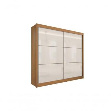 Imagem de Guarda Roupa Casal Cancun 2 Portas 6 Gavetas Com Pés - D' Doro Cinamom