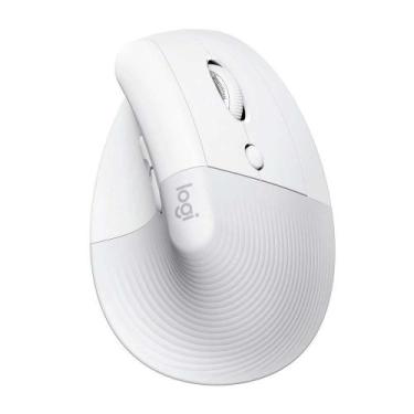 Imagem de Mouse Sem Fio Logitech Lift Bluetooth USB Branco 910-006469, Branco