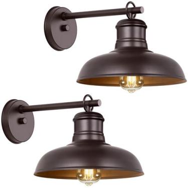 Imagem de Light Fixture Bosceos, pacote com 2 arandelas de parede impermeáveis m