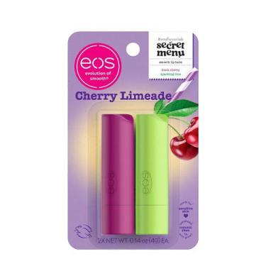 Imagem de Kit EOS Smooth Lip Balm Cherry Limeade - Hidratante Labial 2x4g, NULO