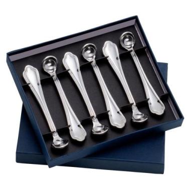 Imagem de Conjunto De Colheres Para Mel Wolff Zurich 6 Peças Aço Inox
