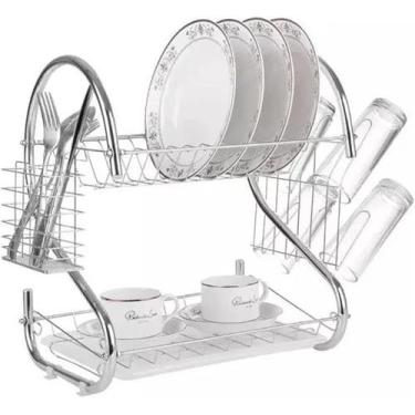 Imagem de ESCORREDOR LOUCA ACO INOX 40 CM X 26 CM X 38 CM Clink