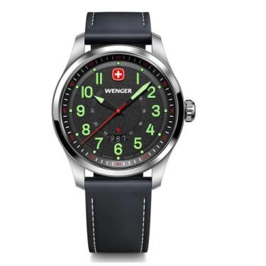Imagem de Relógio Masculino Suíço Wenger Terragraph 43mm Preto 01.0541.121