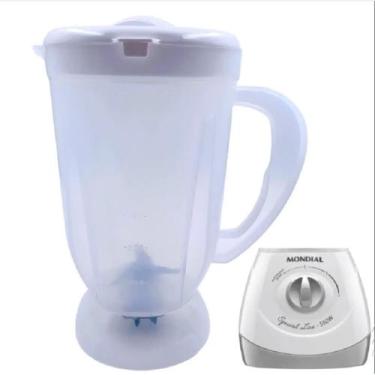 Imagem de Copo para liquidificador Mondial Power translucido tampa branca