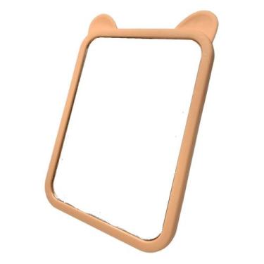 Imagem de Espelho De Mesa Dobrável Moldura Gatinho Maquiagem - Inter, Laranja