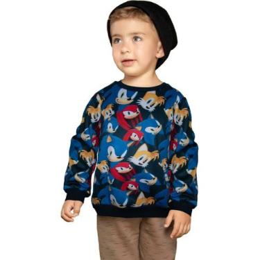 Imagem de Blusa Moletom Infantil Menino Inverno Personagens Licenciado - anjo da