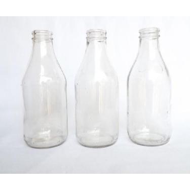 Imagem de 90 Garrafas Coquinho Lisa de Vidro 200ml (Leite de Coco) - não especif