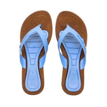 Imagem de Chinelo Tamanco Feminino Plataforma Anabela Terra Água Dedo - Terra E 