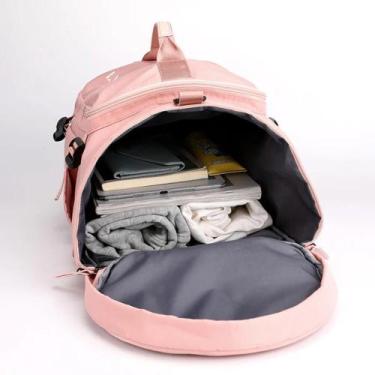 Imagem de Bolsa para Viagem Passeio Camping Academia Treino - Imports, Rosa