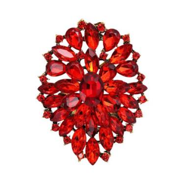 Imagem de Broches de flores clássicos para mulheres, flores de beleza, casamento