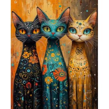 Imagem de Kit de pintura por números 41x51 cm pintura acrílica DIY - Marca Própr