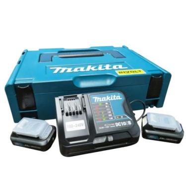 Imagem de Kit de Energia 12V CXT Baterias 2Ah + Carregador + MakPac Makita - 197
