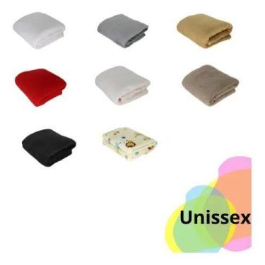Imagem de Kit 5 Mantas Bebe MicroFibra Confort  90x110cm - Pequenos Defeitos - 1