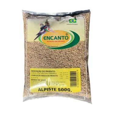 Imagem de Alpiste Encanto 500g Alimento Ração Natural para pássaros