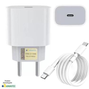 Imagem de Carregador Turbo 20W Tipo C Compatível Samsung Galaxy A15 M15 A54 A55 