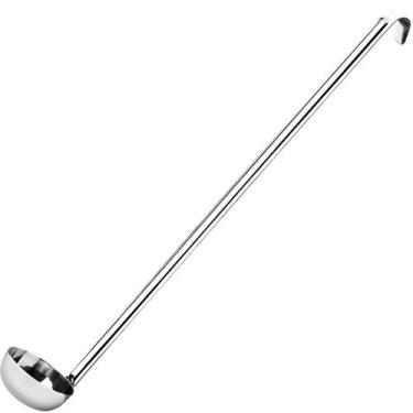 Imagem de Concha Para Molho Aço Inox Brinox Arienzo 30cm Cabo Longo
