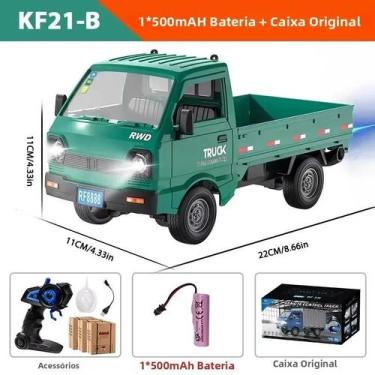 Imagem de Carrinho RC 1:16 18 Com Luz LED, Controle Remoto, Modelo Elétrico Para