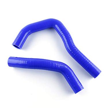 Imagem de LUXERAD Tubo de mangueira de radiador de silicone de desempenho de 3 camadas 4,5 mm para HON DA ACU RA INTEGRA TYPE S TYPE R DC5 K20A RSX (azul)