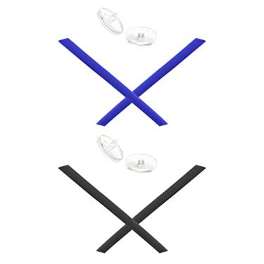 Imagem de Mryok Kits de substituição para fones de ouvido Oakley Ejector OO4142 – Opt, Azul e preto, One Size
