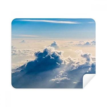 Imagem de Pano de limpeza de tela Sunshine Clouds Blue Sky 2 peças de tecido de camurça