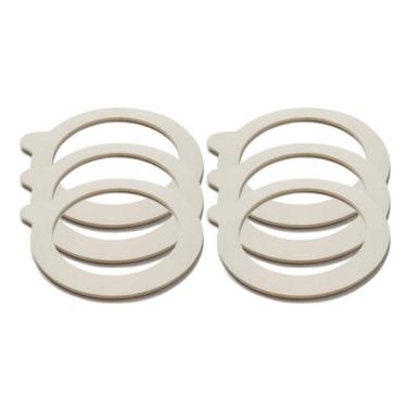 Imagem de Conj 6 Borracha Anel Vedação 90 mm P/ Pote Fido Bormioli Rocco